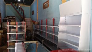 Pemasangan Rak Minimarket di Ujan Mas Muara Enim Palembang