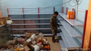 Pemasangan Rak Minimarket di Ujan Mas Muara Enim Palembang