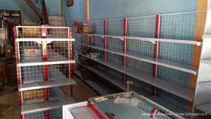 Pemasangan Rak Minimarket di Ujan Mas Muara Enim Palembang