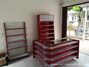 Pemasangan Rak Minimarket di Tanjung Payang Lahat Palembang