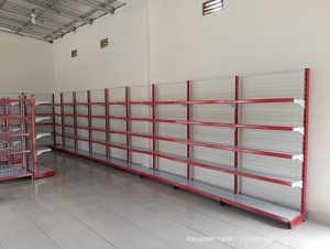 Pemasangan Rak Minimarket di Tanjung Payang Lahat Palembang