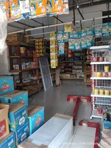 Pemasangan Rak Minimarket di Toko Diana Gandus Palembang