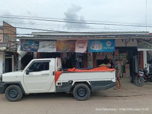 Pemasangan Rak Minimarket di Toko Diana Gandus Palembang